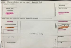 Close reading protocol Steinbrink